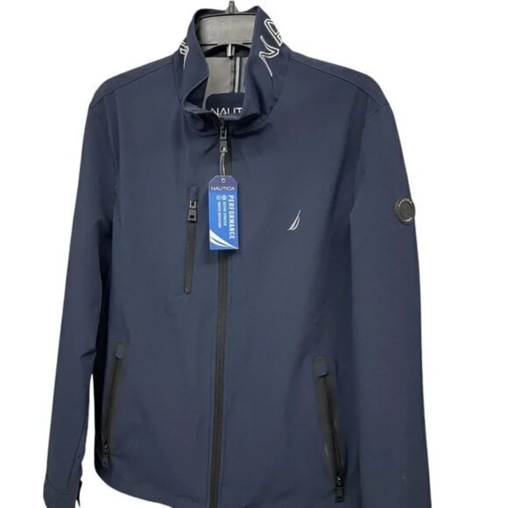 NAUTICA Full Zip AEROLAYER Windbreaker Golf Jacket Men Size XXL 2X New with tags - Picture 3 of 16